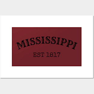 Mississippi Est 1817 Posters and Art